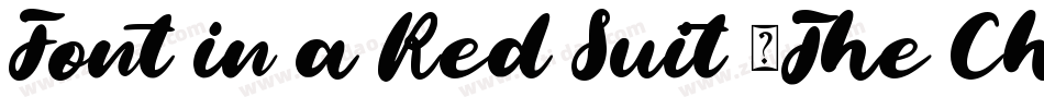 Font in a Red Suit (The Christmas Font)字体转换